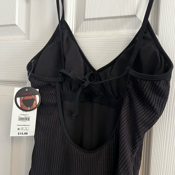 One piece black swimsuit. - Picture 2 of 3